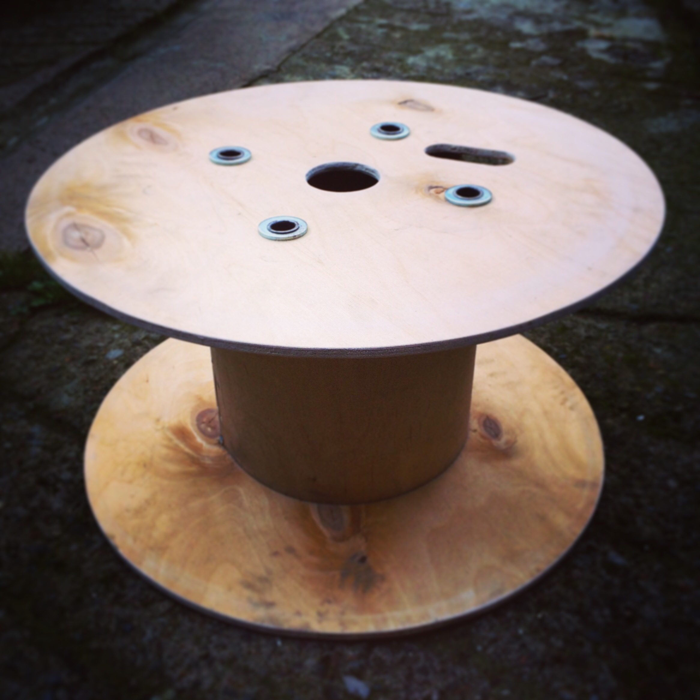 Cable reel play table – All round creative junkie