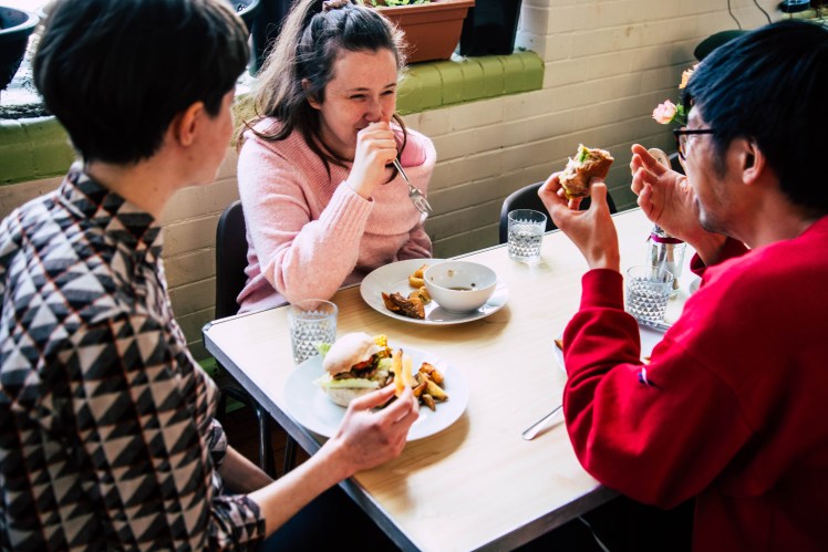 Group of Friends Eating